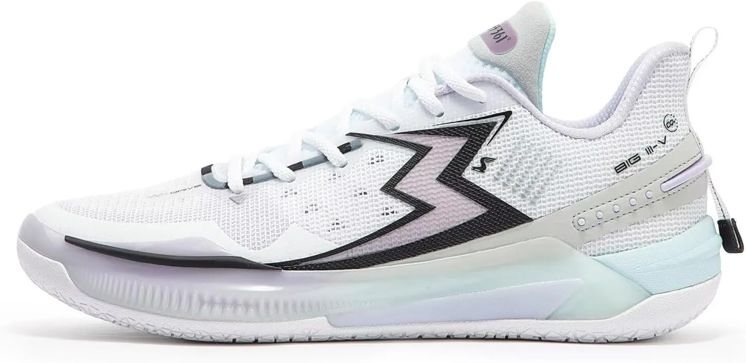 361° Big3 5.0 Quick Basketball Shoes for Men Breathable Outdoor Sneakers Cushioning,Anti Slip Practice Student Sports Shoes for Teens and Adults,Caldwell Pope Zapatillas de baloncesto Hombre