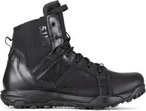 5.11 Tactical Mens A/T All-Terrain 6-Inch Side Zip Boots, Full-Length Side Zipper, Water Resistant Upper, Style 12439