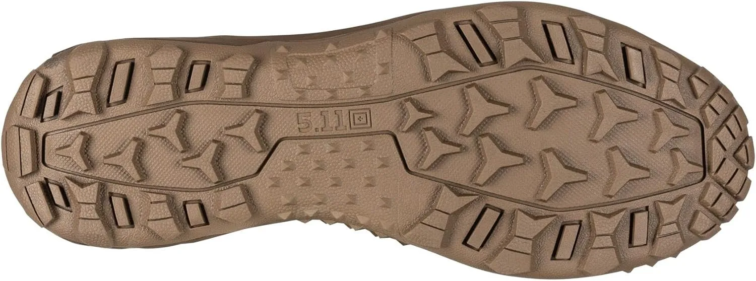 5.11 Tactical Men's A/T Waterproof Boots, 8", Brown All Terrain Boot, Dark Coyote, Style 12445ABR