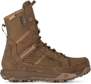 5.11 Tactical Men's A/T Waterproof Boots, 8", Brown All Terrain Boot, Dark Coyote, Style 12445ABR