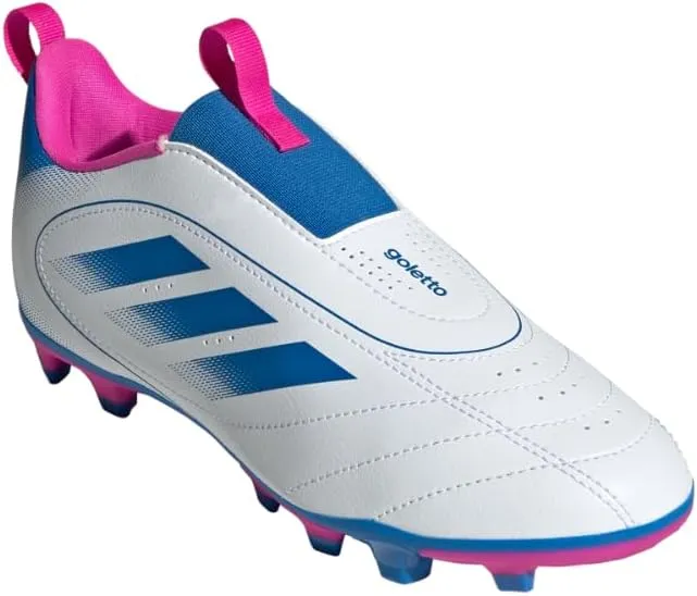 adidas Kids' Goletto IX Laceless Firm Multi Ground Soccer Cleat