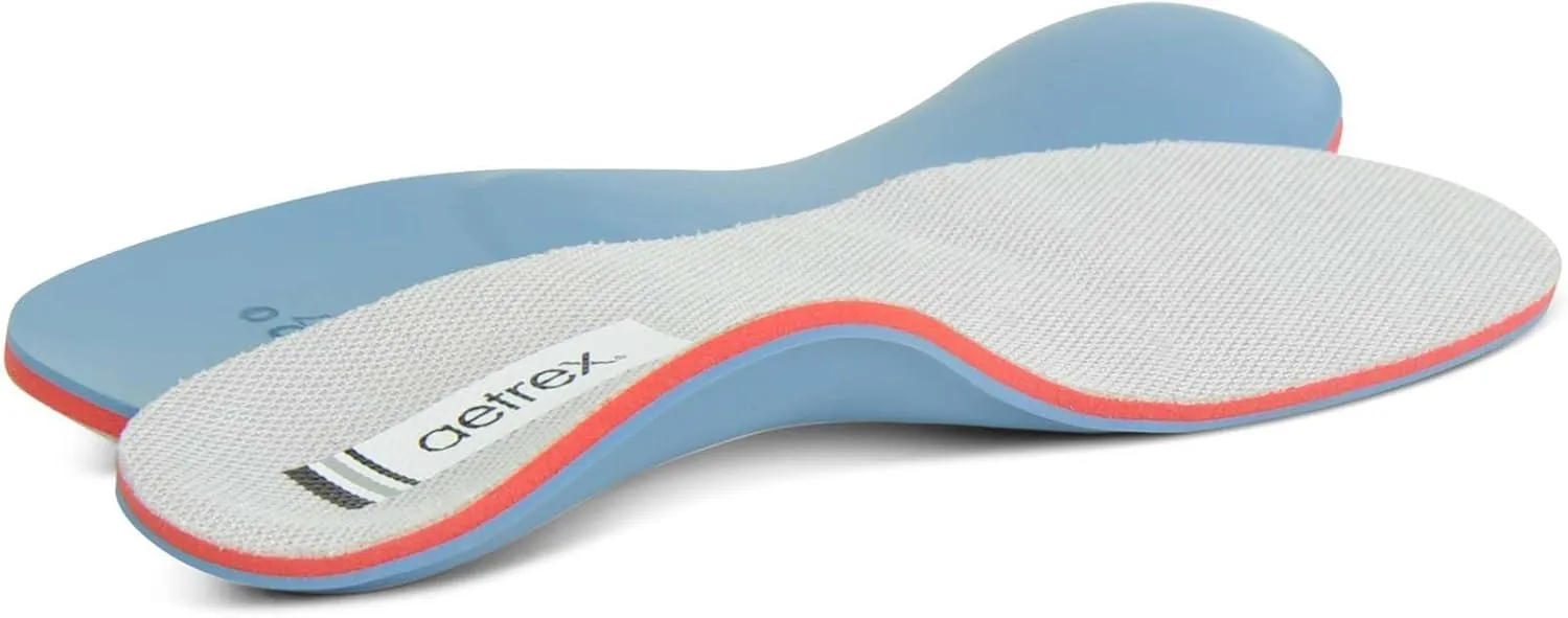 Aetrex L6200 Men's Extreme Orthopedic Shoe Insoles for Men - Comfort Memory Foam Athletic Shoe Inserts for Walking All Day
