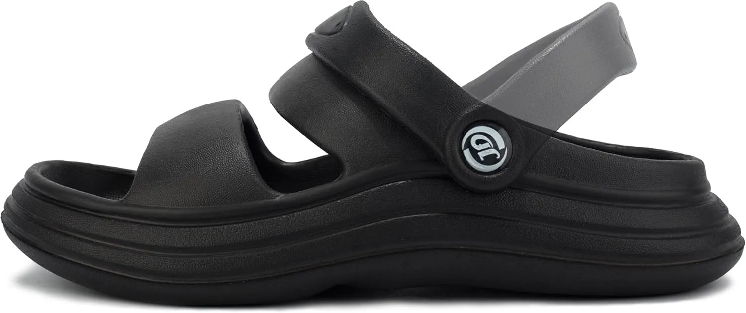 Axcone Kid's Boys Girls Comfort Clogs Slippers Cartoon Garden Shoes Breathable Non-Slip Beach Pool Sandal All-Terrain Parallel Bars Cloud SlippersToddler/Little Kids/Big Kids