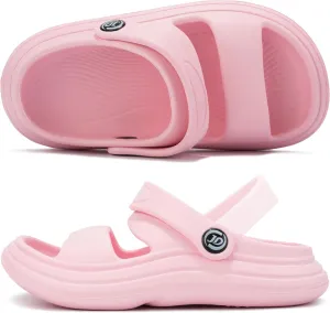 Axcone Kid's Boys Girls Comfort Clogs Slippers Cartoon Garden Shoes Breathable Non-Slip Beach Pool Sandal All-Terrain Parallel Bars Cloud SlippersToddler/Little Kids/Big Kids