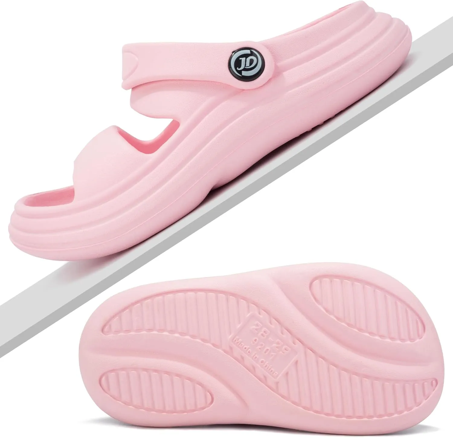 Axcone Kid's Boys Girls Comfort Clogs Slippers Cartoon Garden Shoes Breathable Non-Slip Beach Pool Sandal All-Terrain Parallel Bars Cloud SlippersToddler/Little Kids/Big Kids