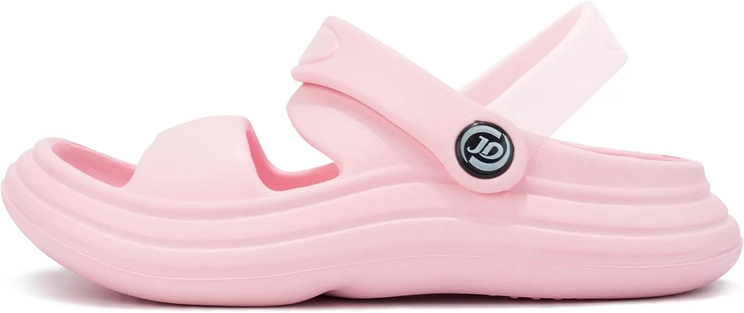 Axcone Kid's Boys Girls Comfort Clogs Slippers Cartoon Garden Shoes Breathable Non-Slip Beach Pool Sandal All-Terrain Parallel Bars Cloud SlippersToddler/Little Kids/Big Kids