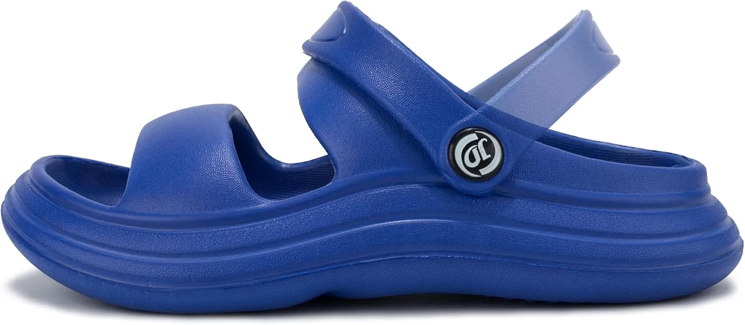 Axcone Kid's Boys Girls Comfort Clogs Slippers Cartoon Garden Shoes Breathable Non-Slip Beach Pool Sandal All-Terrain Parallel Bars Cloud SlippersToddler/Little Kids/Big Kids