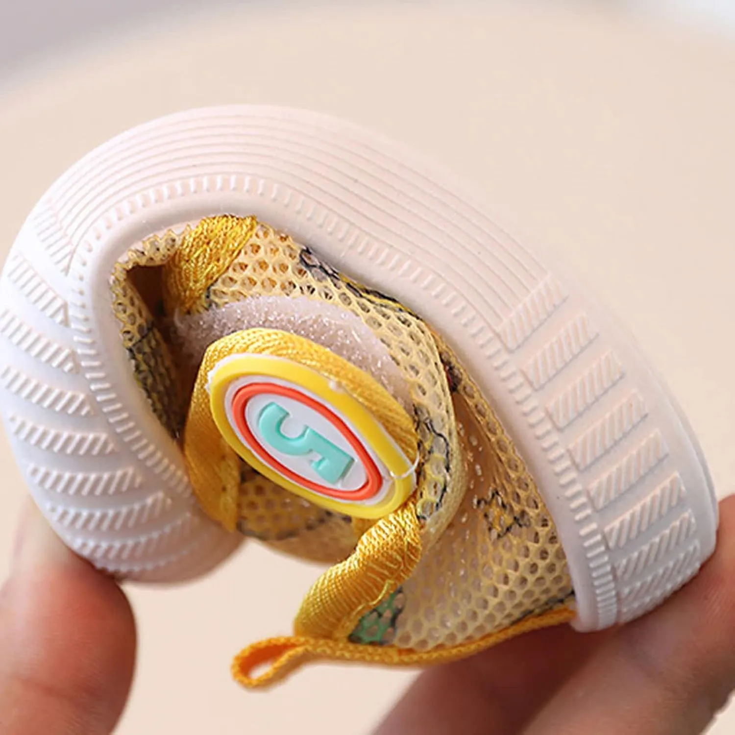 Baby Sneakers Girls Boys Lightweight Breathable Mesh First Walkers Shoes Non Slip Sole Sandals for Summer Fall