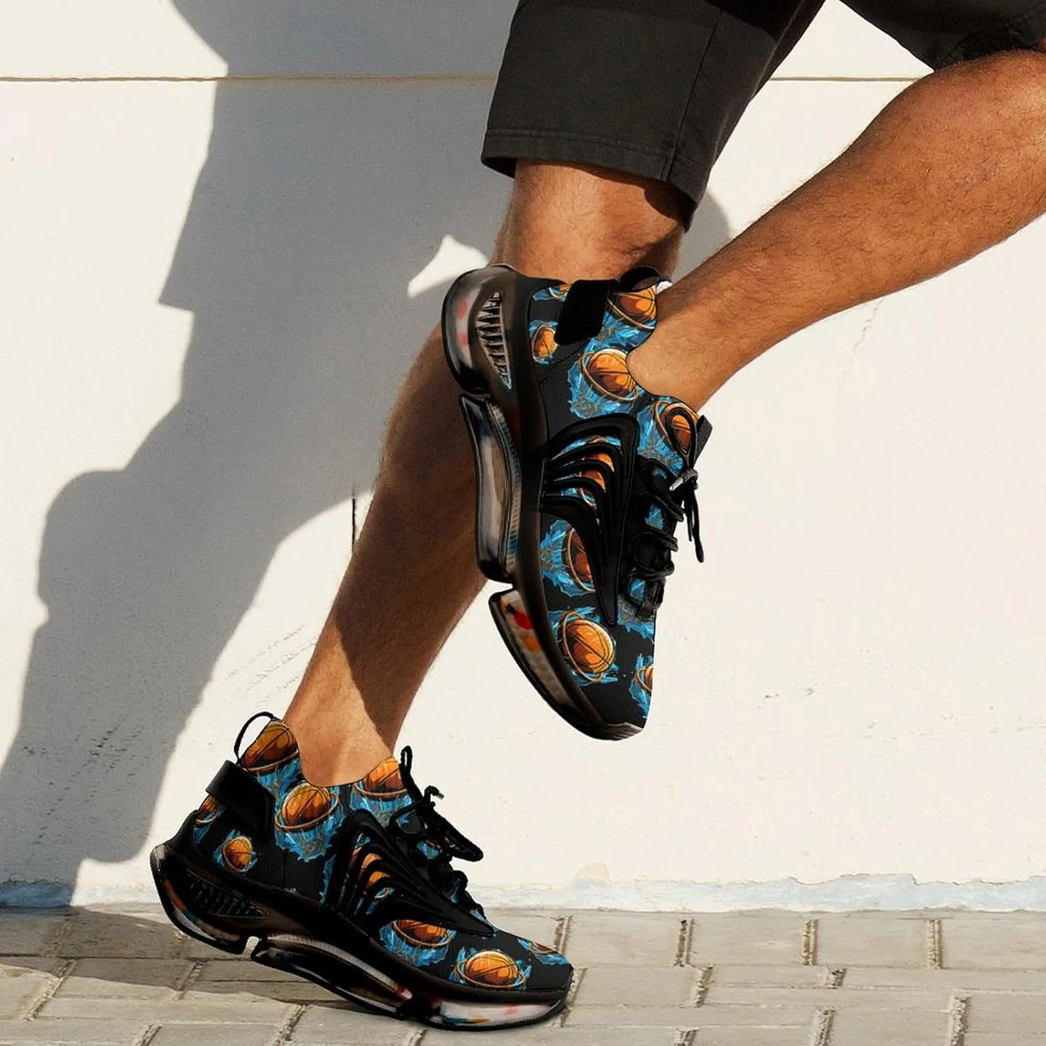 Basketball Hoop Sports Basketball Mens Sneakers Running Shoes Lightweight Athletic Shoes for Jogging Walking Gym