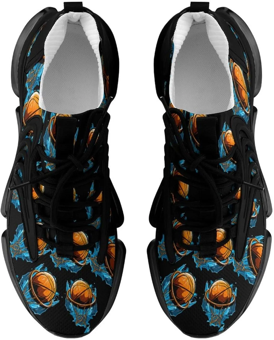 Basketball Hoop Sports Basketball Mens Sneakers Running Shoes Lightweight Athletic Shoes for Jogging Walking Gym