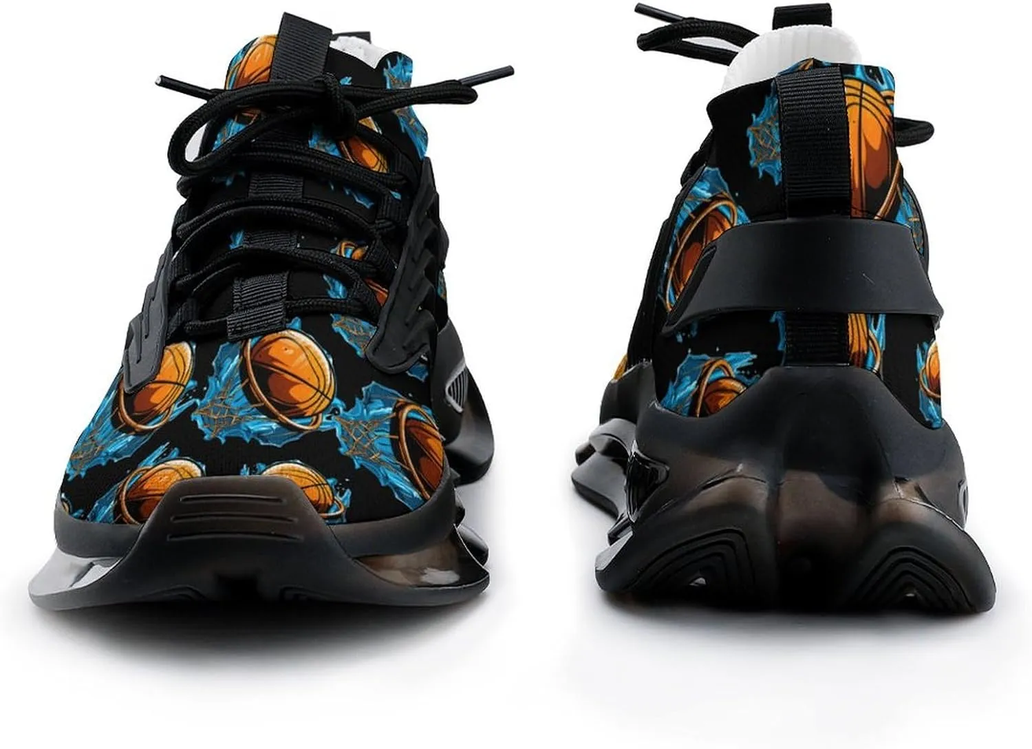 Basketball Hoop Sports Basketball Mens Sneakers Running Shoes Lightweight Athletic Shoes for Jogging Walking Gym