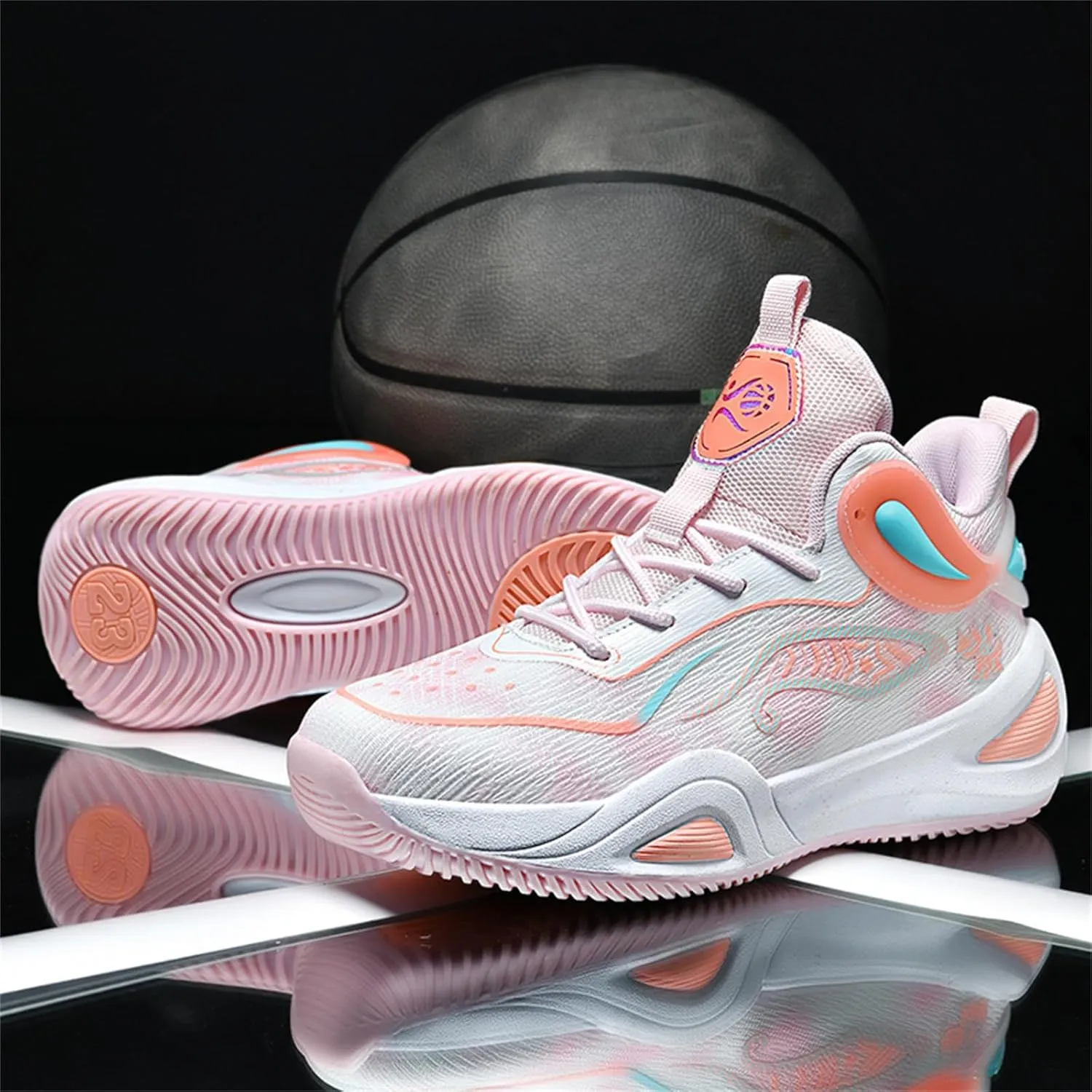 Basketball Shoes for Men Workout Non Slip Training Athletic Shoes High-Top Outdoor Sports Shoes Fashion Sneakers for Running