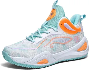 Basketball Shoes for Men Workout Non Slip Training Athletic Shoes High-Top Outdoor Sports Shoes Fashion Sneakers for Running