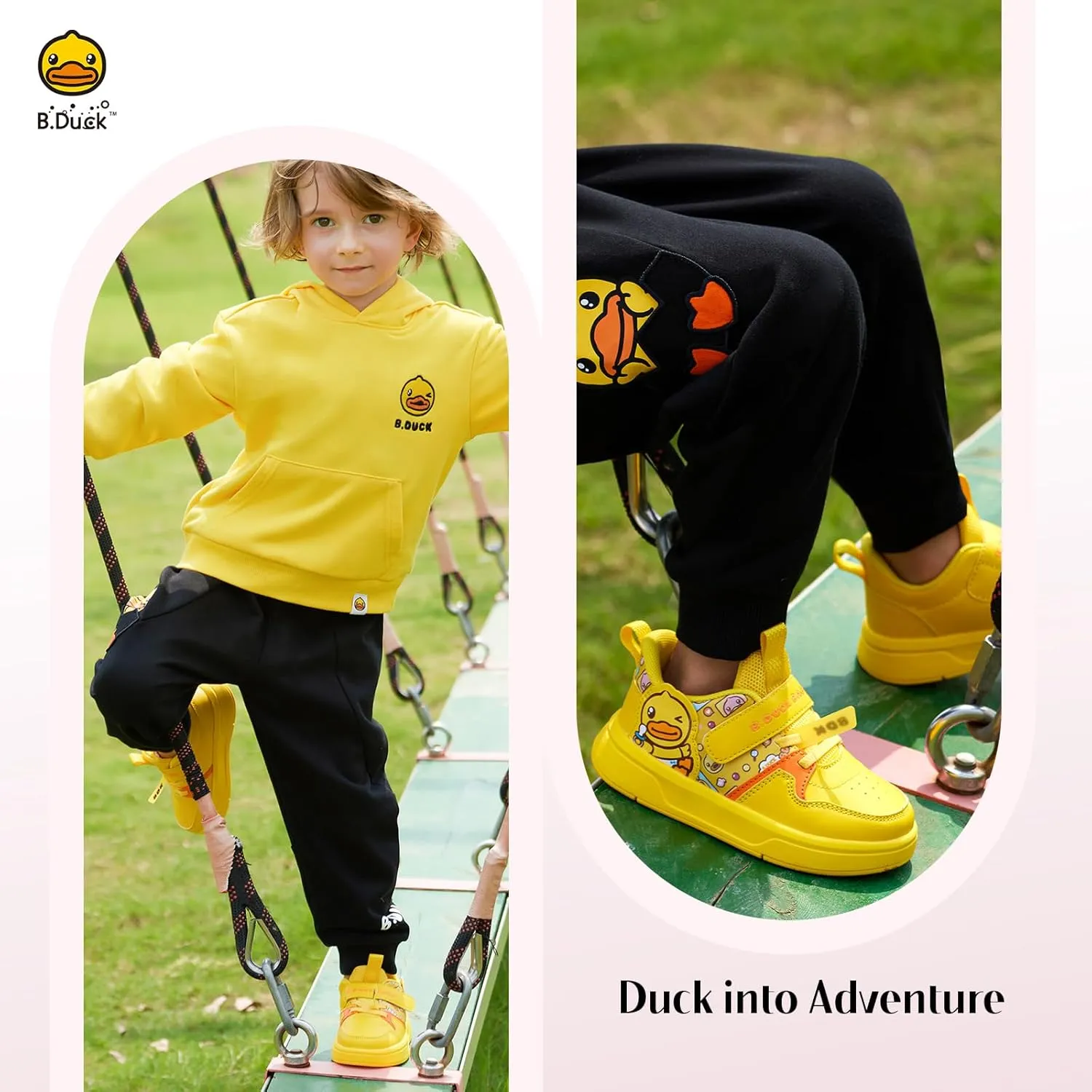 B.Duck Toddler Shoes for Girl and Boy [Comfortable & Fashionable] Kids Shoe Toddler Tennis Shoes Toddler Sneakers for Toddler/Little Kid Toddler Shoes Size 6-Big Kid 1