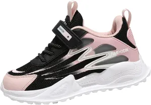 Big Girls Basketball Sneakers Lightweight Breathable Non Slip Comfortable Casual Running Walking Kids Shoes Size 3