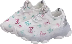 Black Shoes for Girls,Toddler Kids Shoes Breathable Infant Baby Soft Mesh Sneakers Shoes 1-6 Years