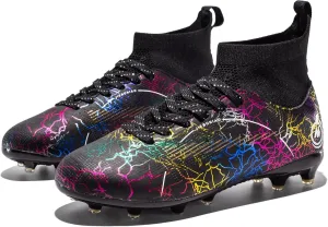 Boy Soccer Cleats Big Kids Soccer Shoes Professional Soccer Cleats Shoes,Unisex Soccer Sneakers for Little Kids Athletic