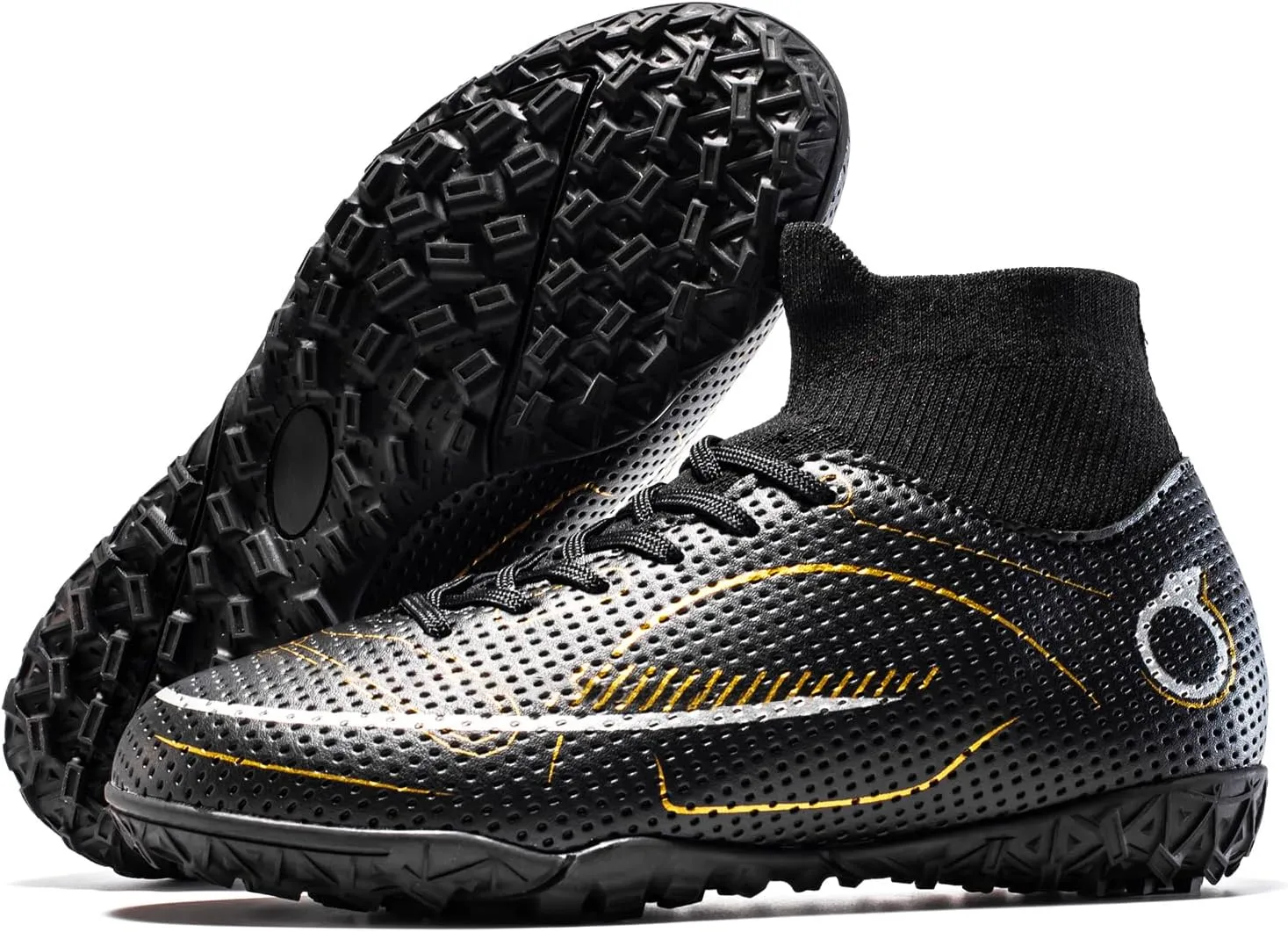 Boys Girls Indoor Soccer Shoes Kids Football Trainning Shoes Athletic Soccer Cleats Turf Shoes