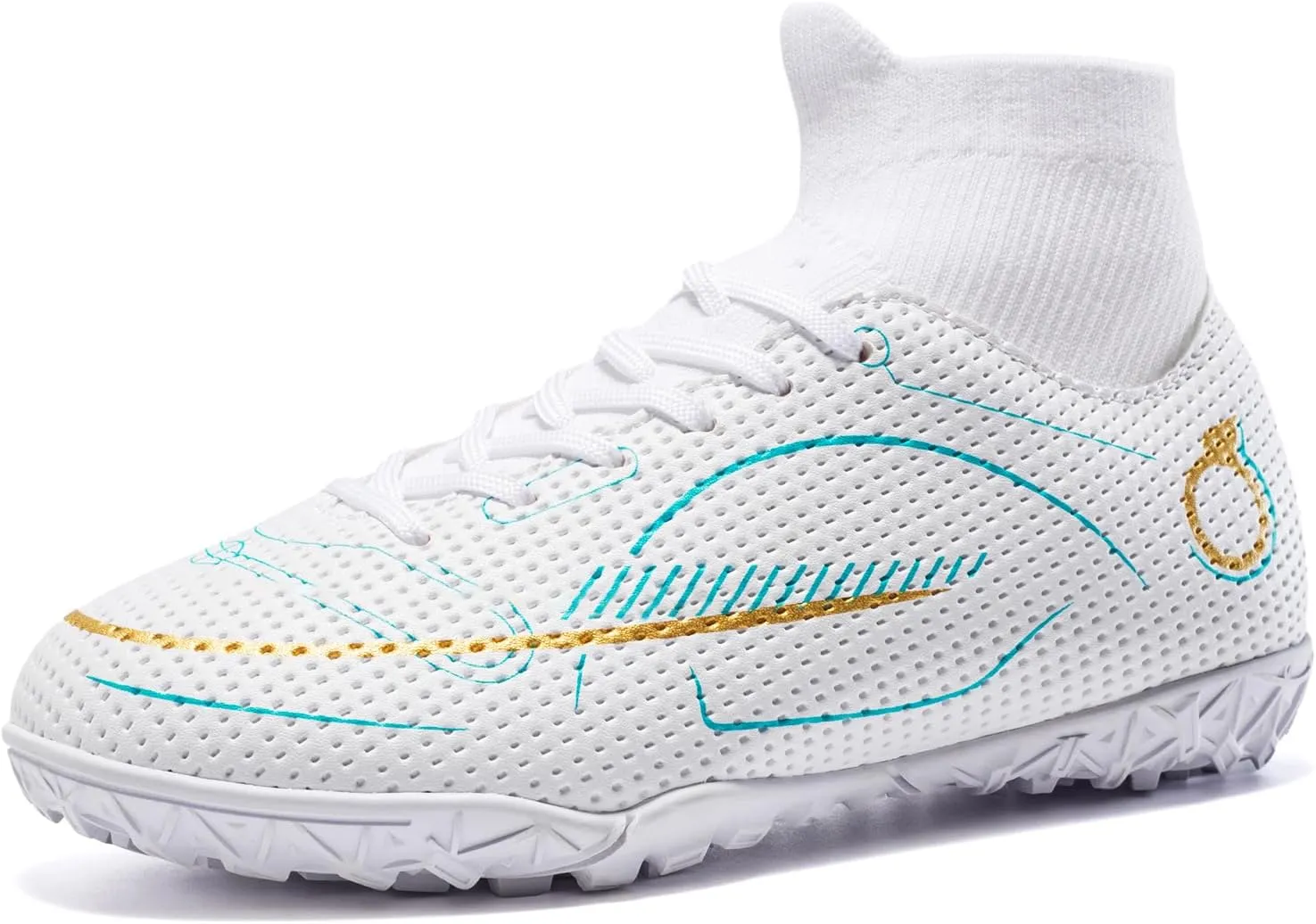 Boys Girls Indoor Soccer Shoes Kids Football Trainning Shoes Athletic Soccer Cleats Turf Shoes