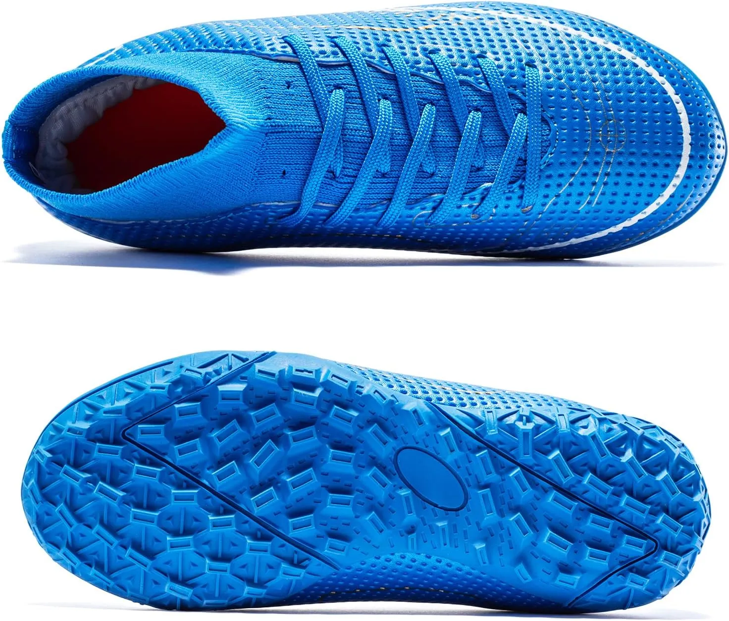 Boys Girls Indoor Soccer Shoes Kids Football Trainning Shoes Athletic Soccer Cleats Turf Shoes