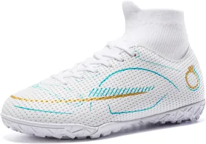 Boys Girls Indoor Soccer Shoes Kids Football Trainning Shoes Athletic Soccer Cleats Turf Shoes