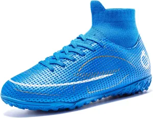 Boys Girls Indoor Soccer Shoes Kids Football Trainning Shoes Athletic Soccer Cleats Turf Shoes