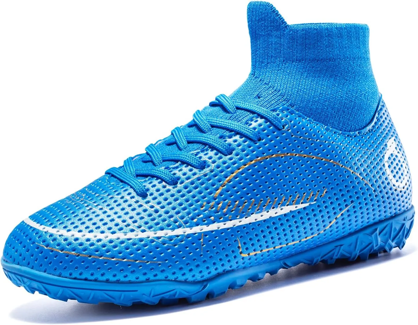 Boys Girls Indoor Soccer Shoes Kids Football Trainning Shoes Athletic Soccer Cleats Turf Shoes