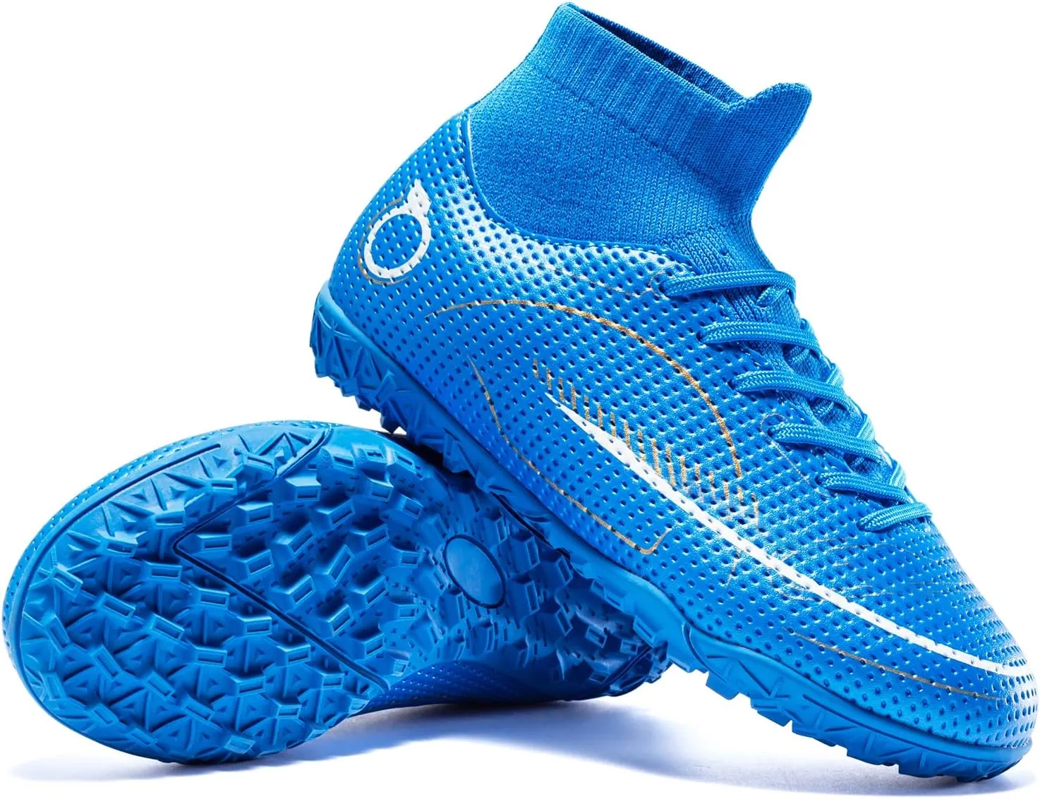 Boys Girls Indoor Soccer Shoes Kids Football Trainning Shoes Athletic Soccer Cleats Turf Shoes