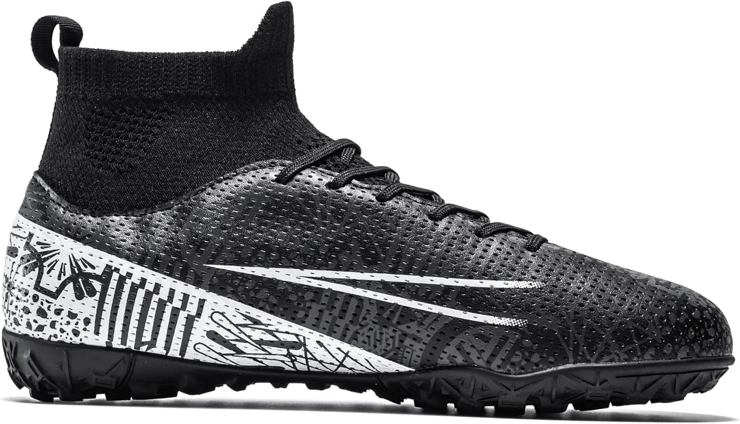 Boys Girls Indoor Turf Soccer Shoes Slip on Soccer Cleats