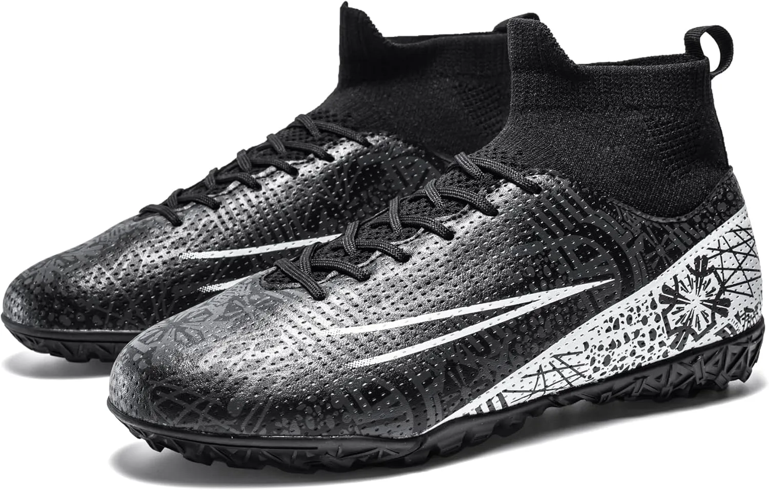 Boys Girls Indoor Turf Soccer Shoes Slip on Soccer Cleats