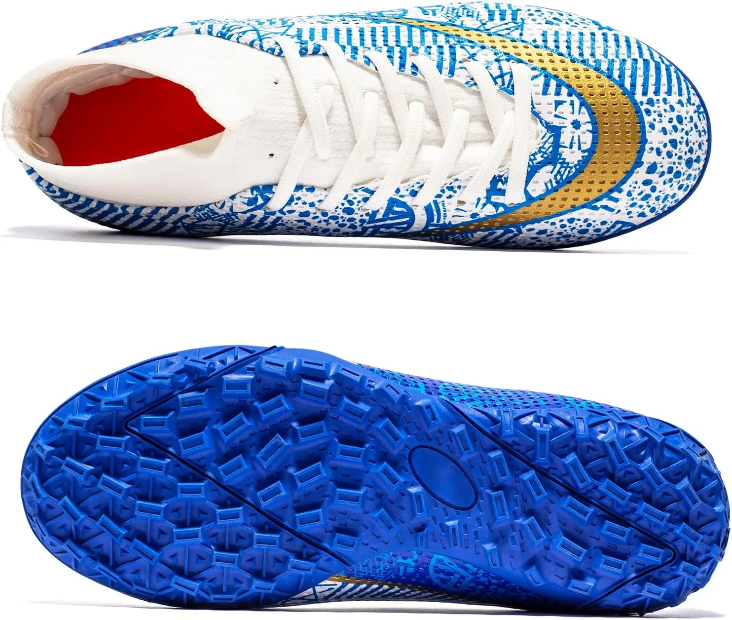 Boys Girls Indoor Turf Soccer Shoes Slip on Soccer Cleats