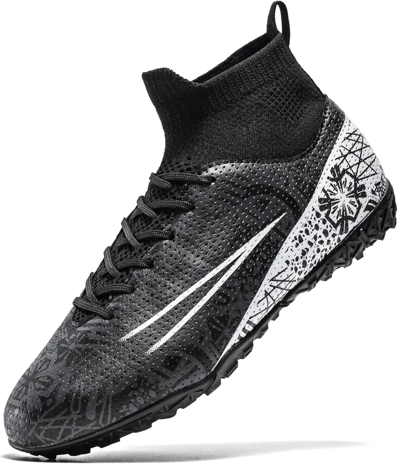 Boys Girls Indoor Turf Soccer Shoes Slip on Soccer Cleats