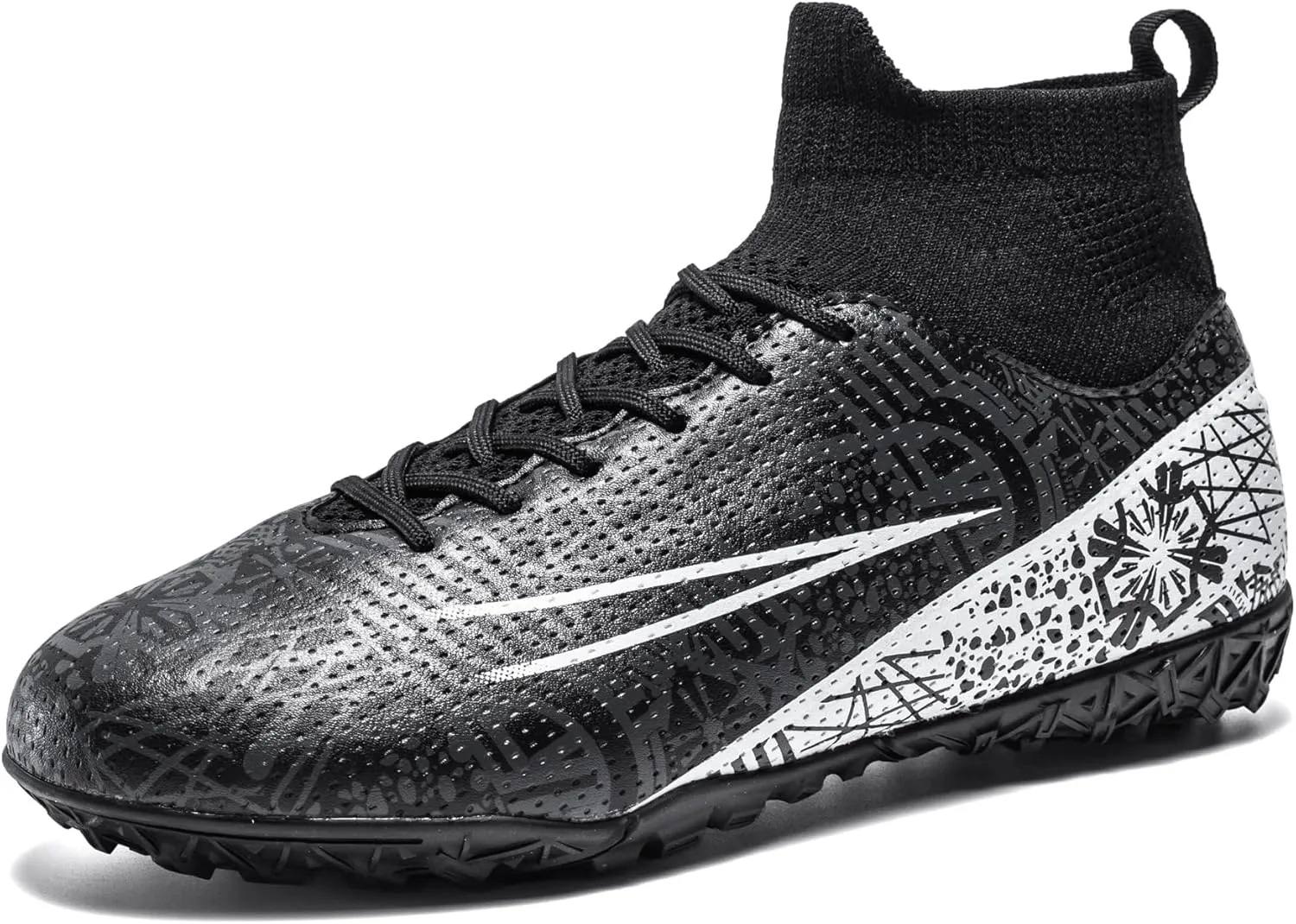 Boys Girls Indoor Turf Soccer Shoes Slip on Soccer Cleats