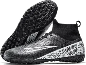 Boys Girls Indoor Turf Soccer Shoes Slip on Soccer Cleats