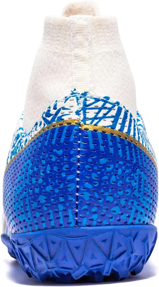 Boys Girls Indoor Turf Soccer Shoes Slip on Soccer Cleats