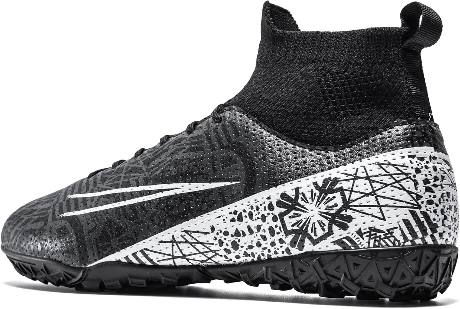 Boys Girls Indoor Turf Soccer Shoes Slip on Soccer Cleats