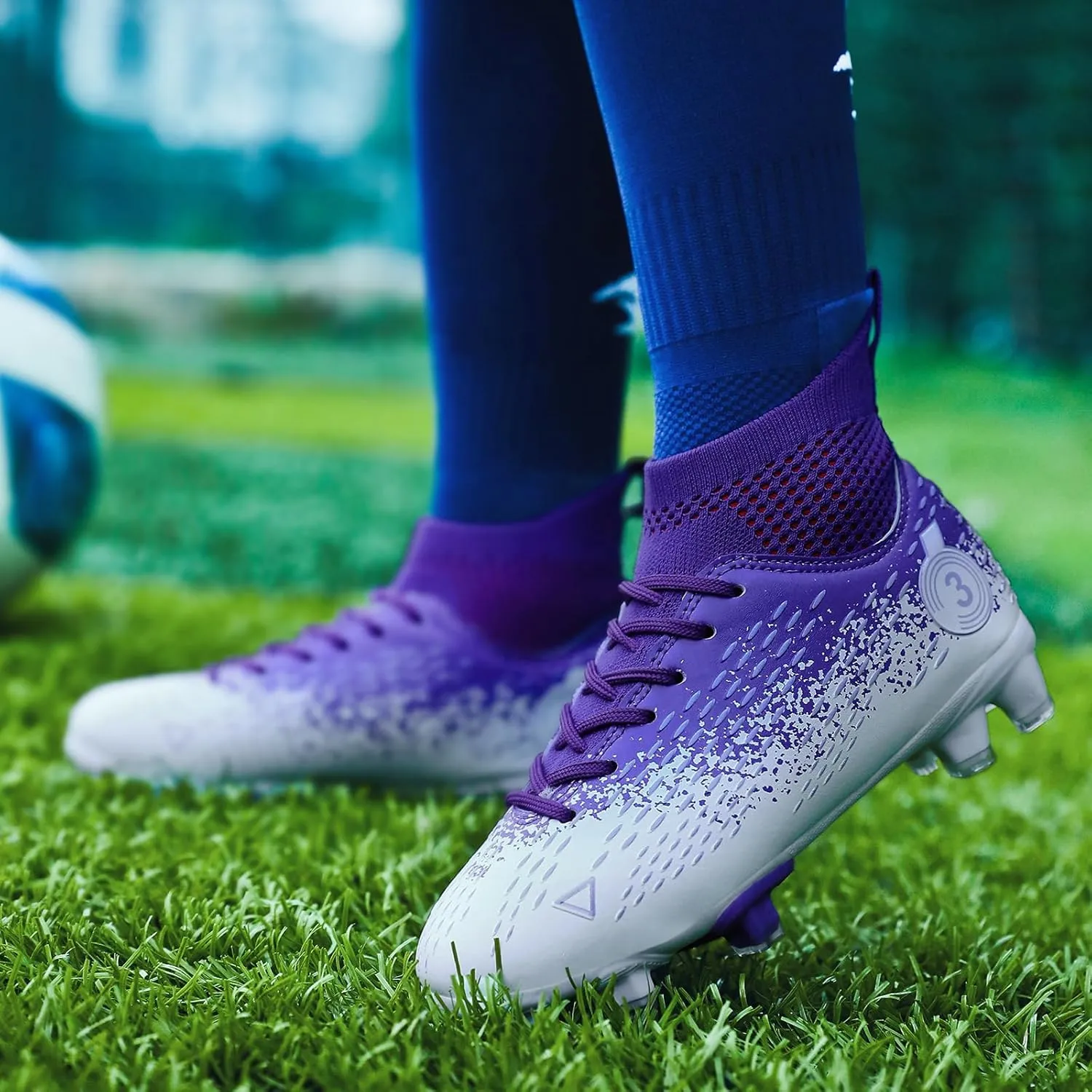 Boys gorls Soccer Cleats Shoes Kids Football clests (Toddler/Litter Kid/Big Kid)