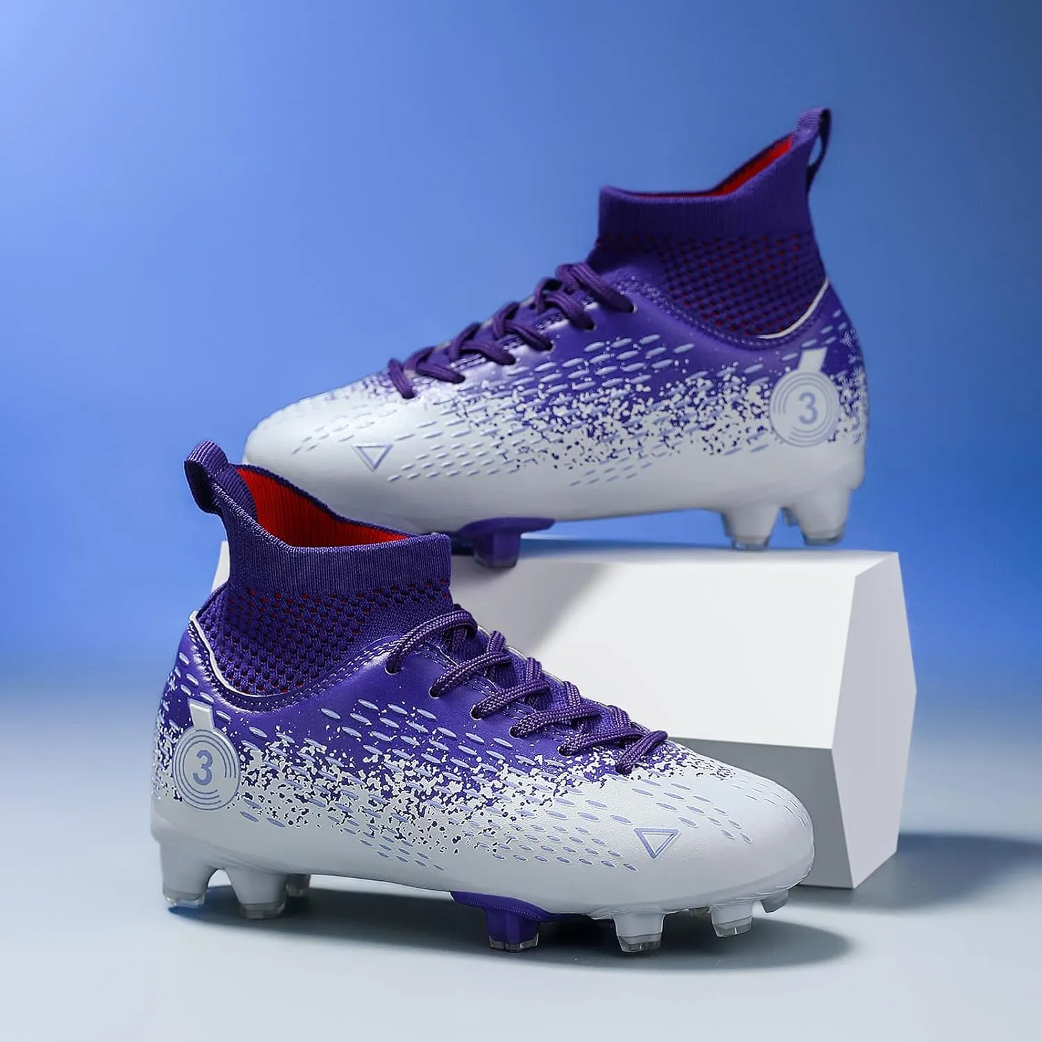 Boys gorls Soccer Cleats Shoes Kids Football clests (Toddler/Litter Kid/Big Kid)