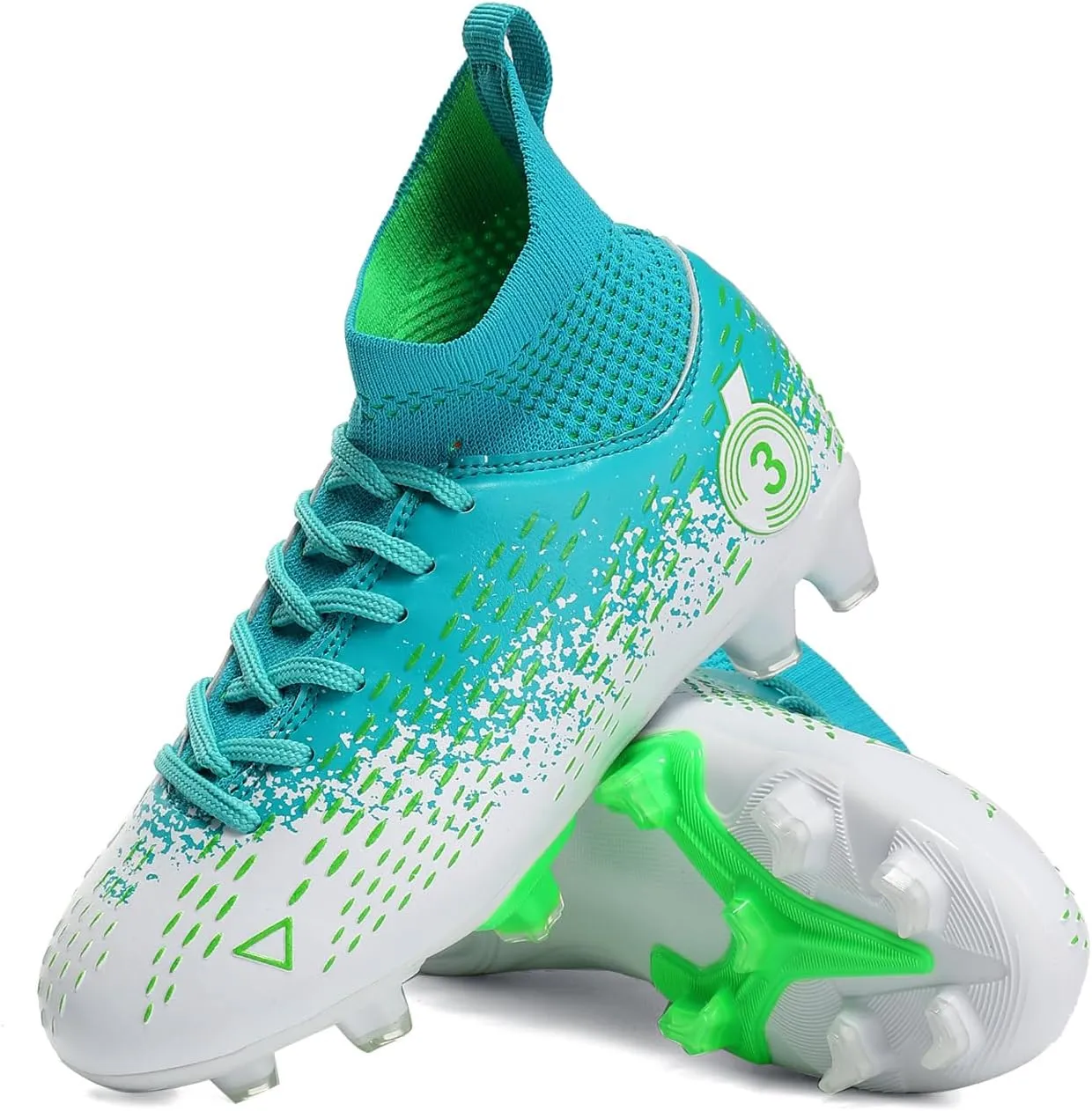 Boys gorls Soccer Cleats Shoes Kids Football clests (Toddler/Litter Kid/Big Kid)