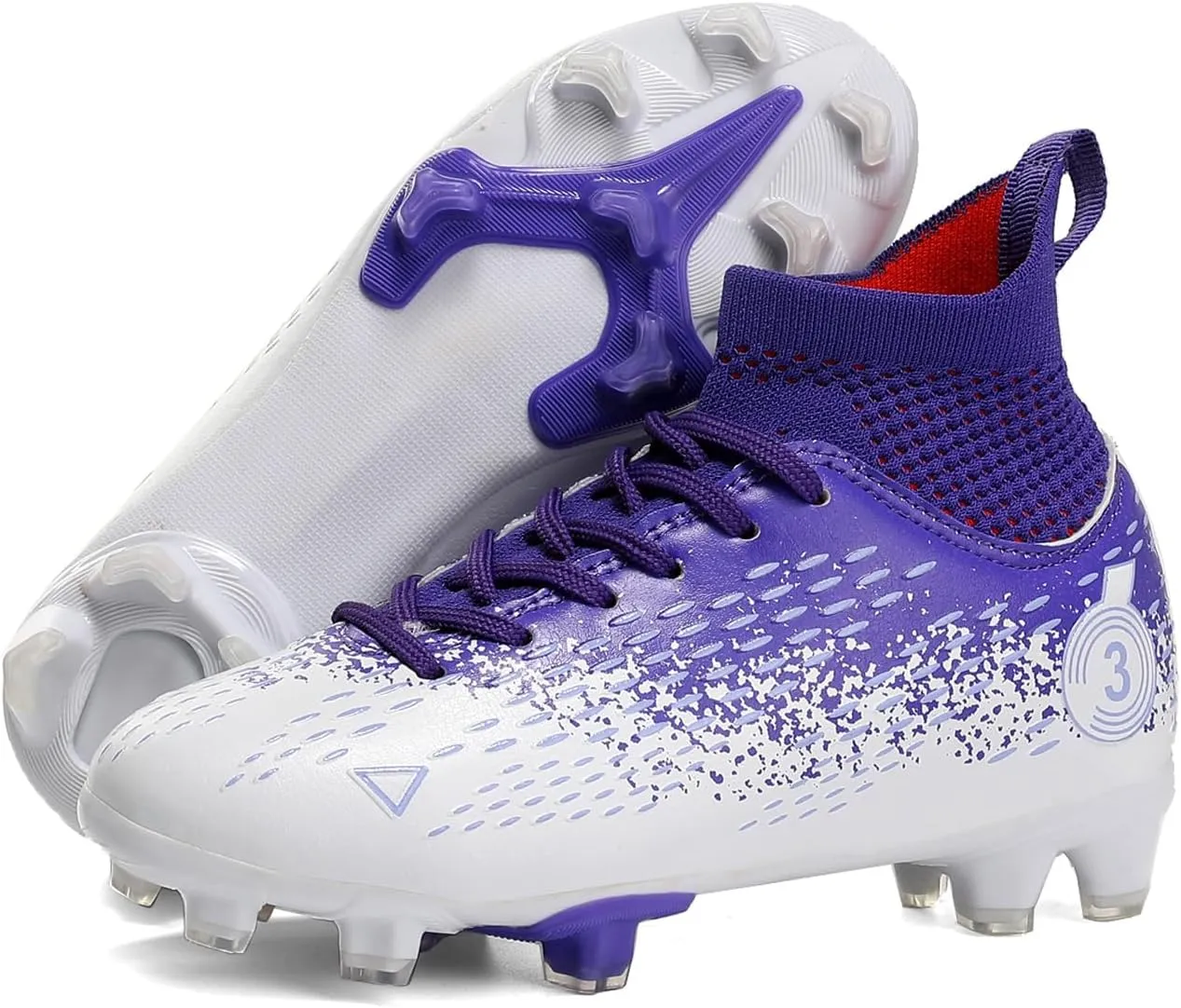 Boys gorls Soccer Cleats Shoes Kids Football clests (Toddler/Litter Kid/Big Kid)