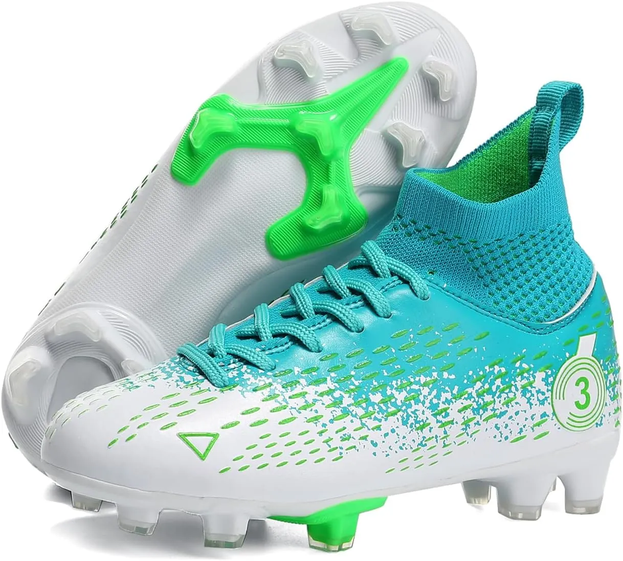 Boys gorls Soccer Cleats Shoes Kids Football clests (Toddler/Litter Kid/Big Kid)