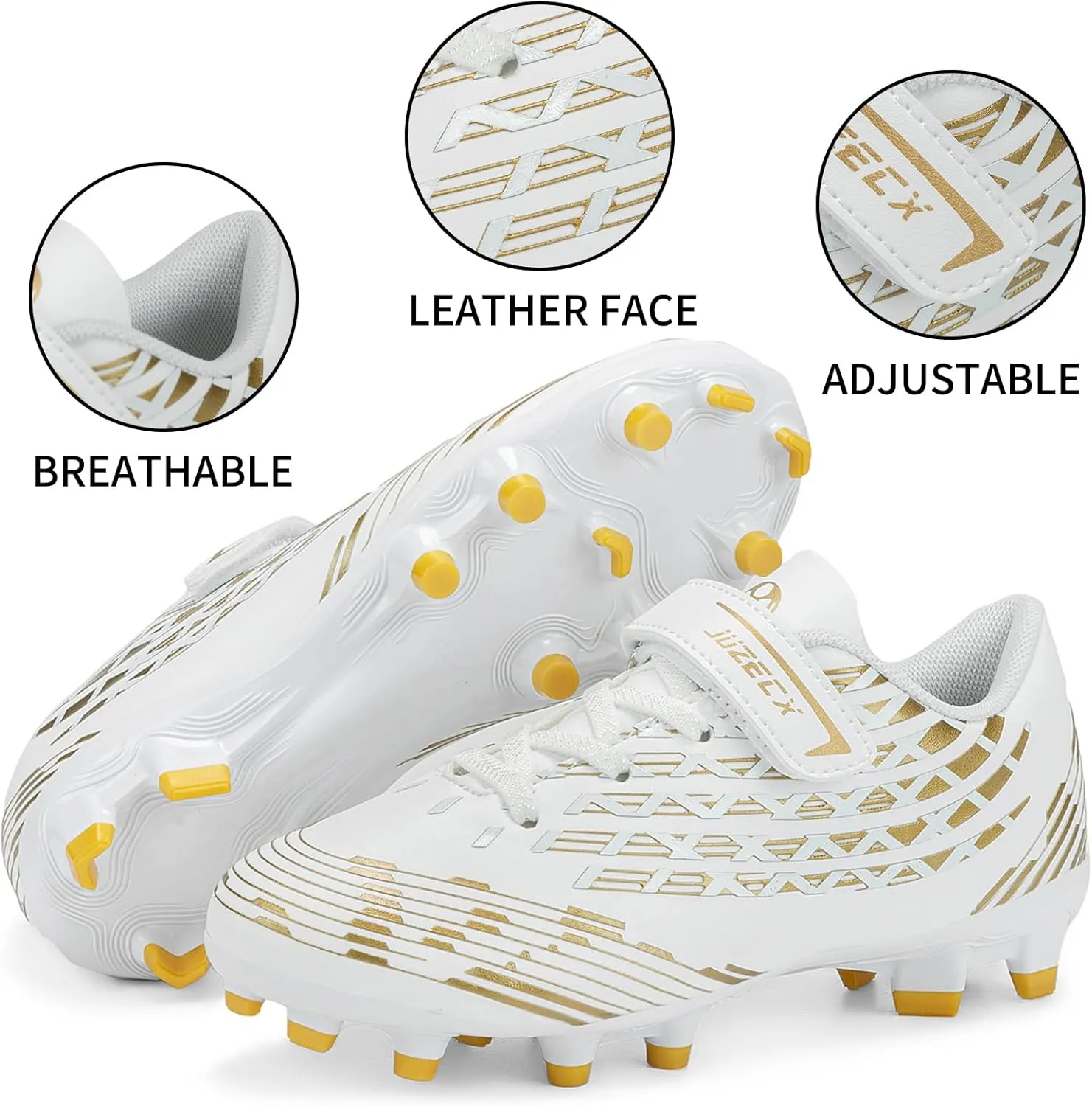 Boys Soccer Shoes Kids Soccer Cleats Girls Football Shoes FG/AG Indoor Outdoor Cleats Athletic Soccer Child Training Shoes