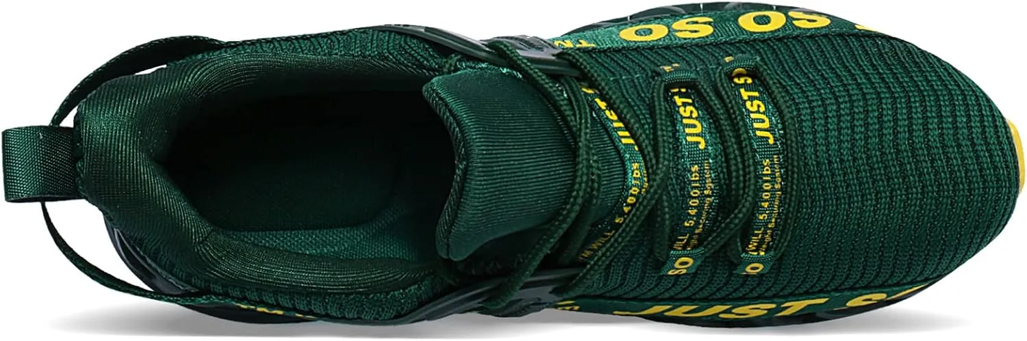 COKAFIL Mens Running Shoes Walking Athletic Blade Tennis Shoe