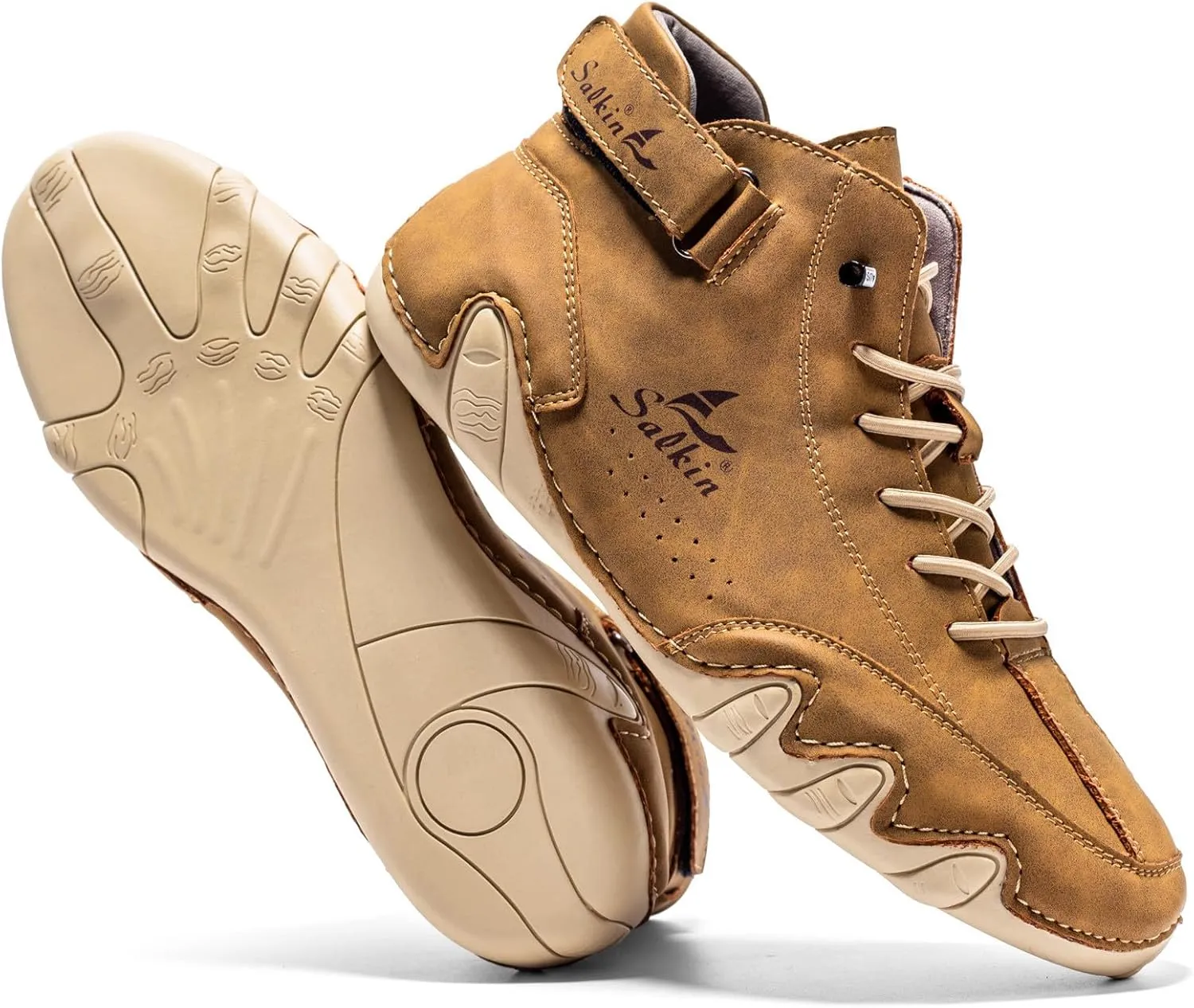 Couple's New Foreign Trade High Top Boots Men's and Women's Leisure Short Boots Trend Hiking Boots Sneaker