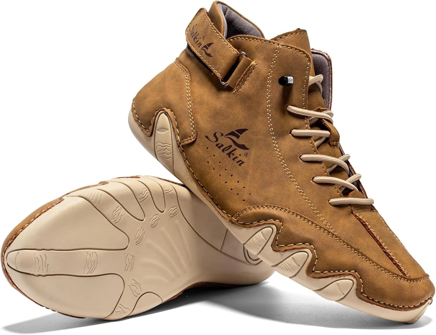 Couple's New Foreign Trade High Top Boots Men's and Women's Leisure Short Boots Trend Hiking Boots Sneaker