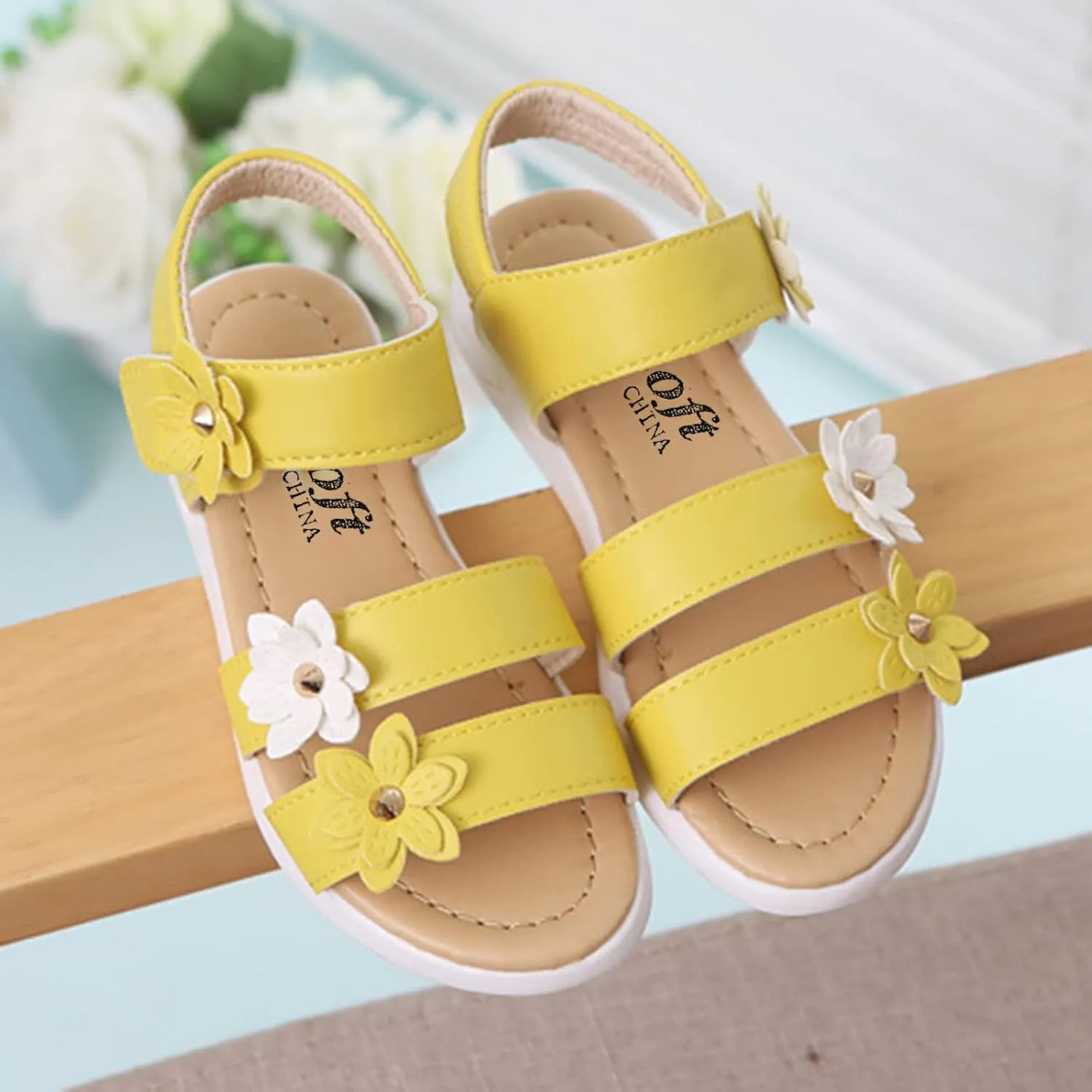 Cute Girl Flip Flops Toddler Cross Girls Shoes Non-Slip Sandals Kids Rubber Glitter Sandals for Toddler Girls