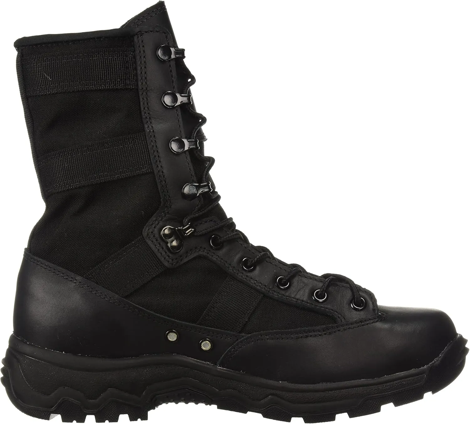 Danner Reckoning 8" Military and Tactical Boots for Men - Polishable Toe, Vibram All-Terrain Platform, Made in USA & Berry Compliant