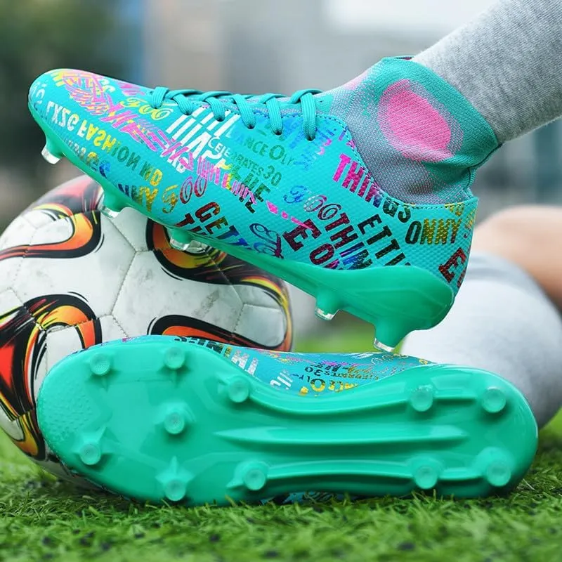 DHOVOR Men's Women's Soccer Cleats Youth Football Cleats Unisex Adult Athletics Football Trainers Football Shoes Teenagers Soccer Shoes