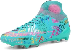 DHOVOR Men's Women's Soccer Cleats Youth Football Cleats Unisex Adult Athletics Football Trainers Football Shoes Teenagers Soccer Shoes