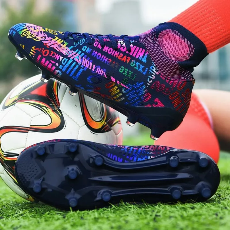 DHOVOR Men's Women's Soccer Cleats Youth Football Cleats Unisex Adult Athletics Football Trainers Football Shoes Teenagers Soccer Shoes